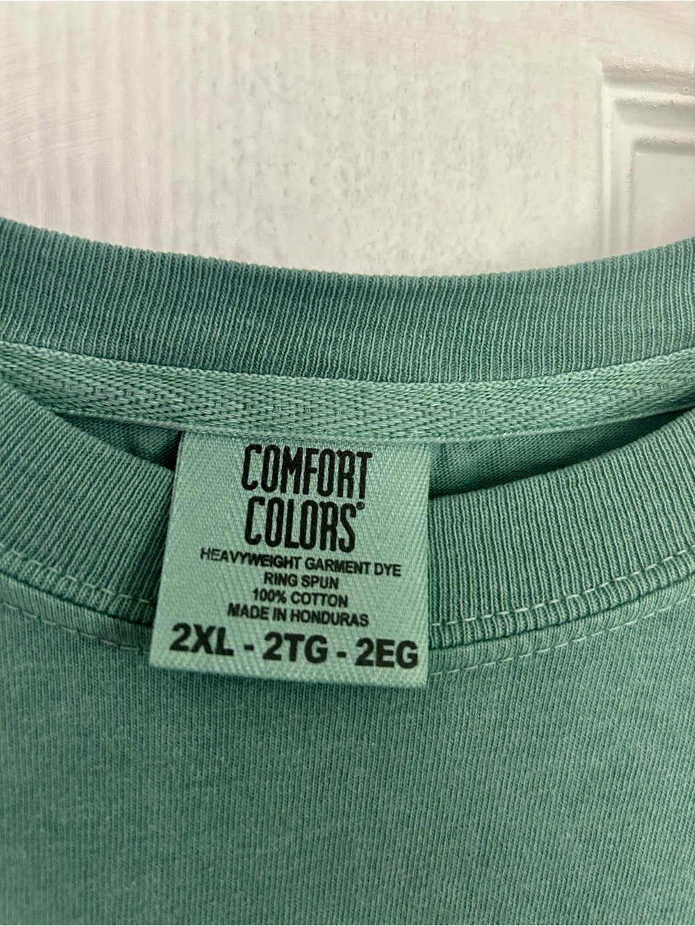 Comfort Colors Forest Green Short Sleeve Crewneck Tee - Picture 2 of 2